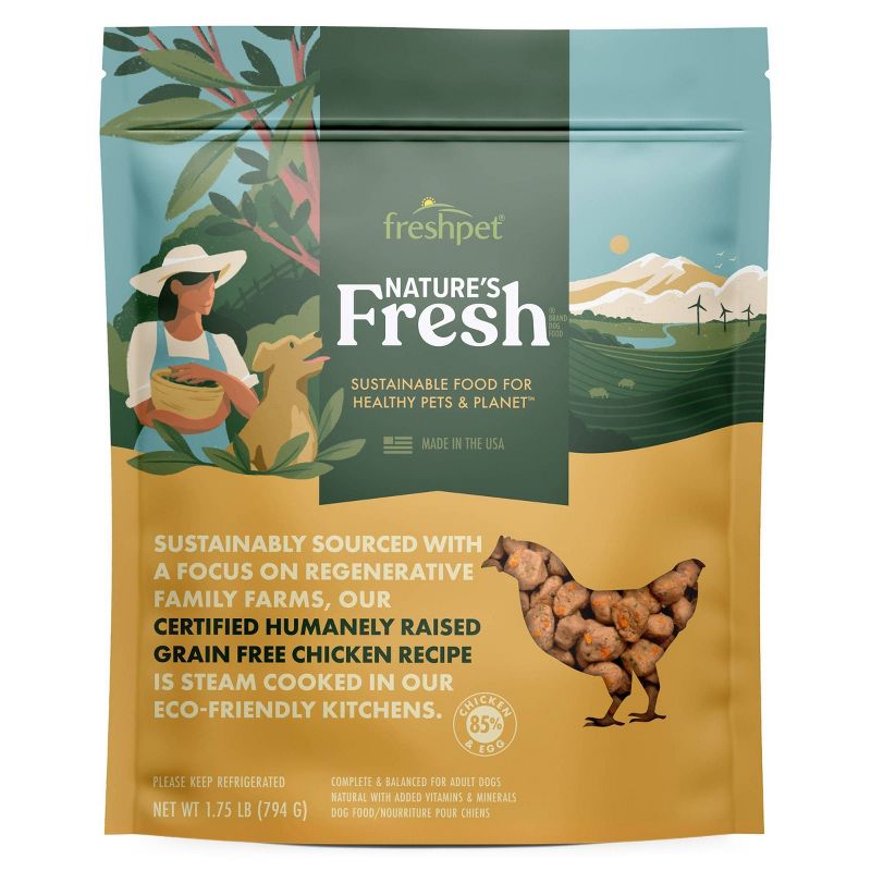 Freshpet Nature's Fresh Grain Free Chicken Recipe Refrigerated Dog Food, 1 of 5