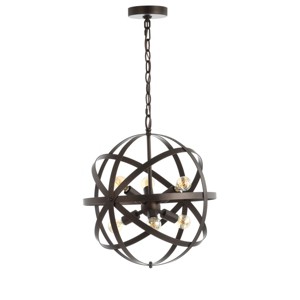 Brycen 6 Light 16.5" Pendant - PND4053 - Brass - Safavieh - 1 of 4