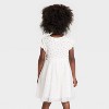 Toddler Girls' Short Sleeve Ribbed Tulle Dress - Cat & Jack™ - 2 of 3