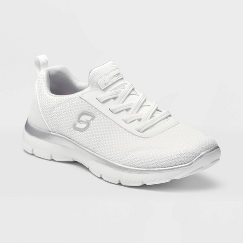 White sneakers outlet memory foam