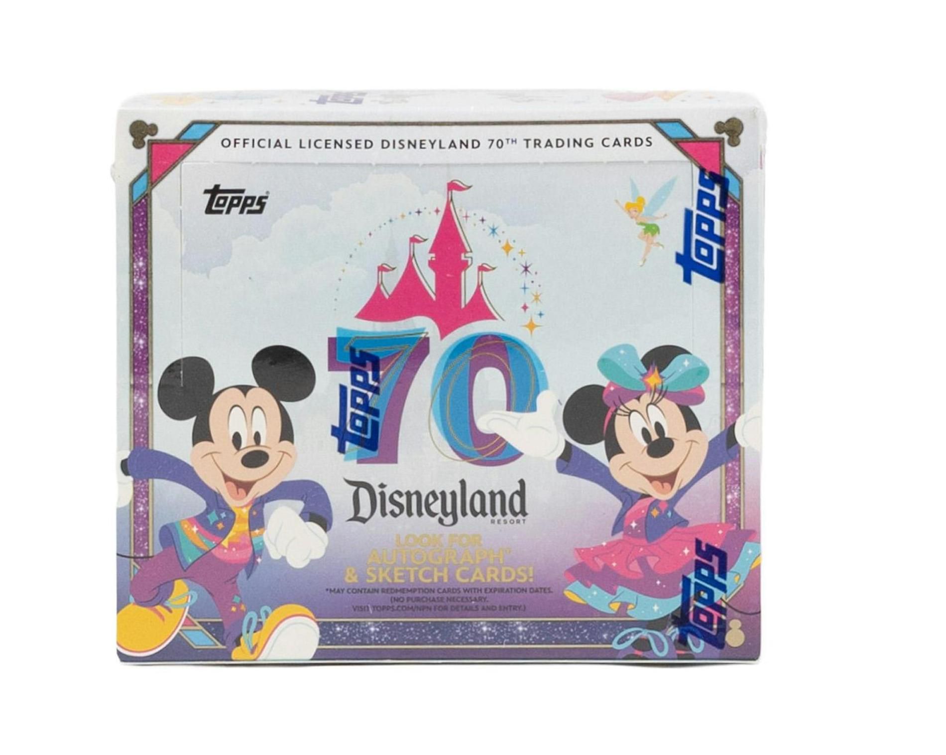 Topps 2025 Topps Disneyland 70th Anniversary Hobby Box