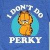 Boys' - Garfield - I Don't Do Perky Short Sleeve Graphic T-Shirt - 2 of 4