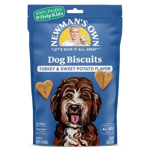 Newman's Own Turkey & Sweet Potato Biscuits Dog Treat - 10oz