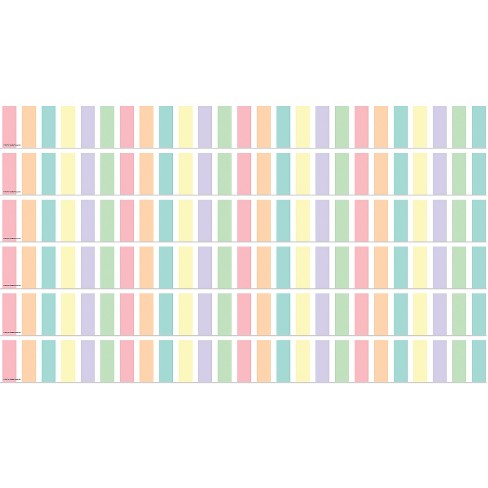 Teacher Created Resources® Pastel Pop Stripes Straight Border Trim