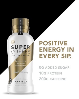 Super Coffee, Plant Based Keto Protein Coffee (0g Added Sugar, 10g Pea  Protein, 80 Calories) Variety Pack 12 Fl Oz, 12 Pack