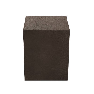 Baltic Kodiak Brown Steel Propane Tank Cover Side Table