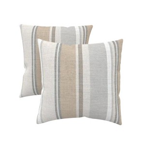 Covers&All Sunbrella® Indoor / Outdoor Throw Pillows Inserts with Covers, Set of 2 - 1 of 4