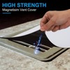 Unique Bargains Floor Wall Air Registers Magnetic Vent Cover White - 3 of 4