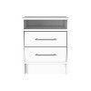 NicBex Superior Top Nightstand with 2 Drawers Modern Bedside Table End Table for Living Room, Bedroom, Study - 3 of 4