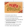 RugSmith Red Machine Tufted Holiday Merry Christmas Diagonal Stripes Doormat - 3 of 4
