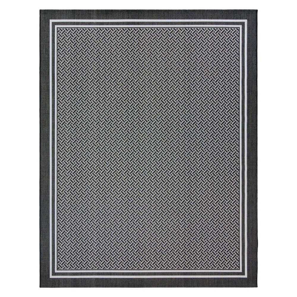 Photos - Area Rug 9' x 13' Paseo Soroa Outdoor Rug Black/White - Avenue33