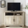 Grooved Door Corner TV Stand for TVs up to 45" - Saracina Home - image 2 of 4