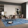 Area Rugs for Living Room - Boho Washable Floral Rug, Anti-Skid, Thin Soft Carpet, Non-Shedding Rugs for Bedroom Dining Room Farmhouse Nursery - 4 of 4