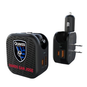 MLS Western Conference Teams Text Backdrop 18-Watt 2 in 1 USB A/C Charger - 1 of 3