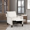 Fabric Push Back Reclining Chair with Nailhead Trim and High-Density Foam Seat - 2 of 4