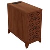 PAGED Tall Nightstand with 3 Drawers and Adjustable Shelves, Modern Wooden Side Table with Outlet, Bedside Cabinet for Bedroom, Living Room - 4 of 4
