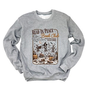 Simply Sage Market Read In Peace Book Club Sweatshirt - 1 of 4