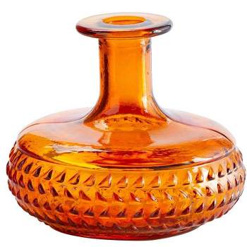 VivaTerra Diamond Recycled Glass Bud Vase