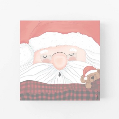 Santa's Nap Christmas Notepad by Ramus & Co (100 Heavyweight Tear-Off Sheets)