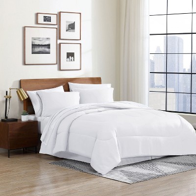 Swift Home | 8-Piece Ultra Soft Solid Bed-In-A-Bag Bedding Set