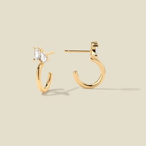 Made By Mary | Toi et Moi Hoop Earrings - 1 of 4