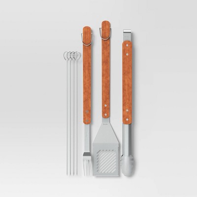 Berghoff Essentials 3pc Bbq Tool Set, Wood Handle : Target