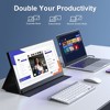 UPERFECT 15.6" 1080P Portable Monitor, USB-C & HDMI, IPS HDR Matte Screen w/ VESA, Speakers, Smart Cover - 4 of 4