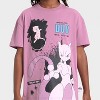 Boys' Pokémon Mew and Mewtwo Psychic Duo Oversized Short Sleeve Graphic T-Shirt - Purple - 2 of 4