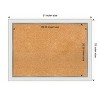 Amanti Art Eva Narrow Framed Corkboard, Natural Cork - 4 of 4