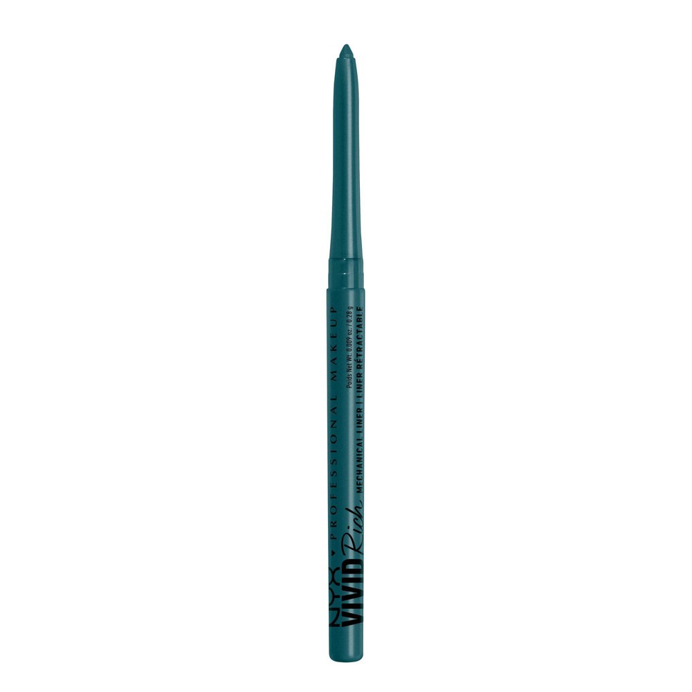 Photos - Eye / Eyebrow Pencil NYX Professional Makeup Vivid Rich Mechanical Eye Pencil - 13 Aquamarine Dream - 0.05oz 