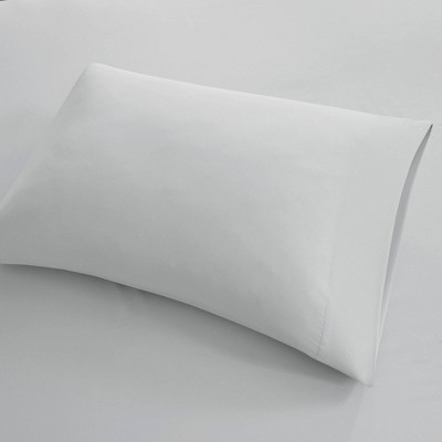 Light Grey Queen Woven Microfiber Sheet Set