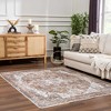 Hauteloom Blue Orange Hera Washable area rug - 2 of 4