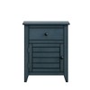 GDFStudio Vira Transitional Nightstand with 1 Door and 1 Drawer - 2 of 4