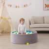 Whisen Ball Pit Balls 500 Count for Kids, Colorful Phthalate Free BPA Free, Safe, Crushproof, Lightweight, Gift for Kids - 2 of 4