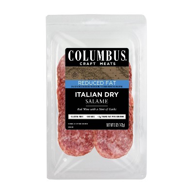 Columbus Reduced Fat Italian Dry Salame - 5oz