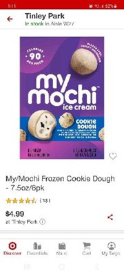My/mochi Frozen Cookie Dough - 7.5oz/6pk : Target