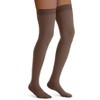 JOBST Opaque Women's 15-20 mmHg Compression Stockings, Thigh Highs w/ Silicone Dot Top Band - 4 of 4