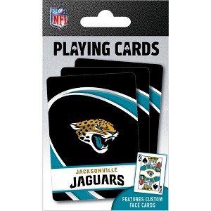 MasterPieces Officially Licensed NFL Jacksonville Jaguars Playing Cards - 54 Card Deck for Adults - 1 of 4