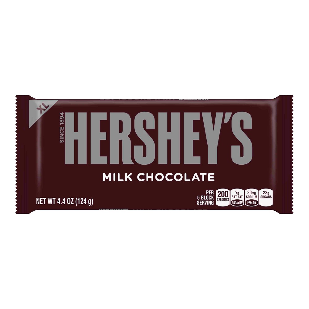 UPC 034000170388 Hershey's Milk Chocolate Bar XL 4.4oz