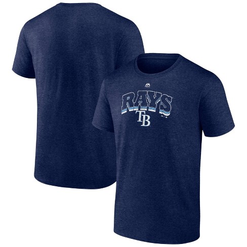 MLB Tampa Bay Rays Men's Short Sleeve Poly T-Shirt - S