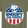 Boys' - Peanuts - Snoopy Go Vote Short Sleeve Graphic T-Shirt - 2 of 4