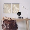 Stupell Industries Boho Botanical Leaf Silhouette 2pc Framed Giclee Art Set - 3 of 4