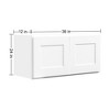 LOVMOR in Plywood Soft-Close Kitchen Wall Cabinet with 2 Doors for Kitchen, Bathroom, Living Room,Study - 2 of 3