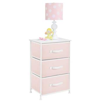 mDesign Storage Dresser Tower Furniture Unit with 3 Drawers