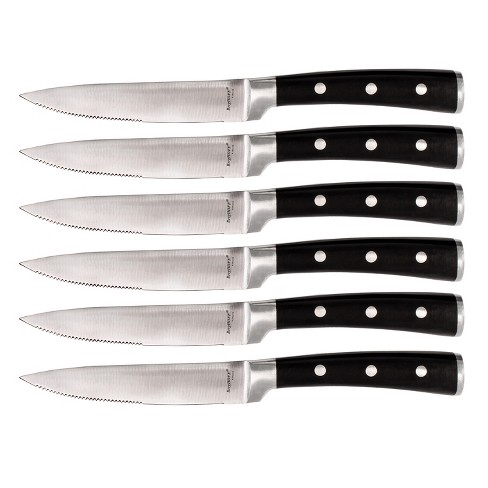 BergHOFF 8pc Serrated Stainless Steel Steak Knife Set 4.25