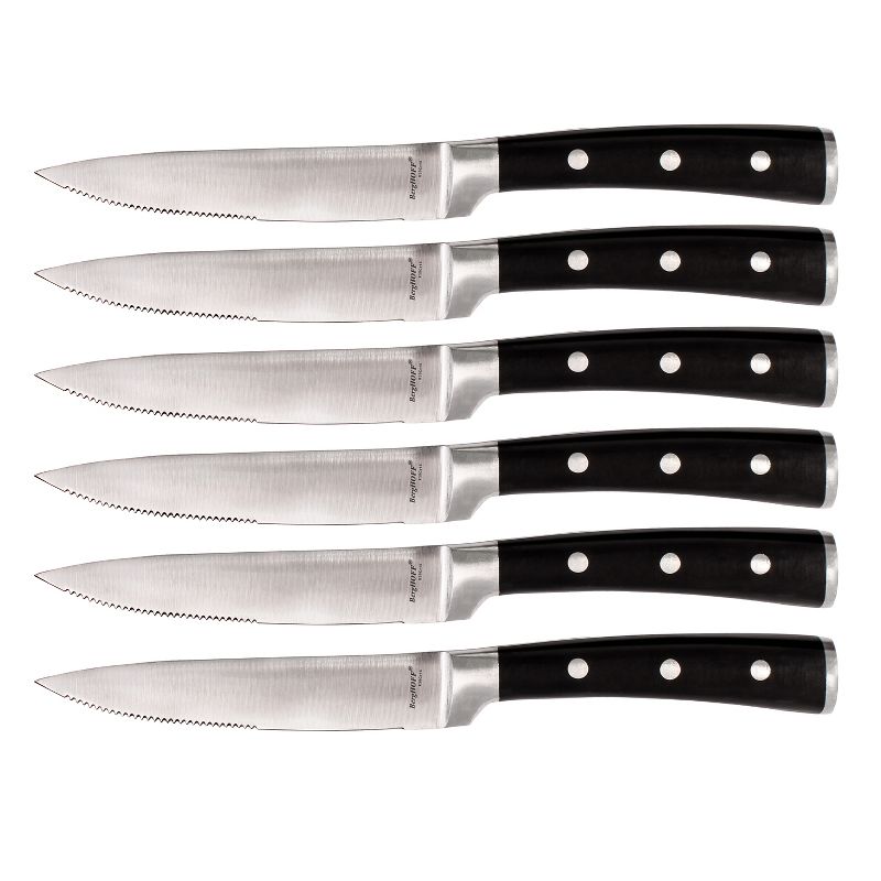 BergHOFF Classico Stainless Steel Steak Knife Set, Triple-rivet Handle, 1 of 7