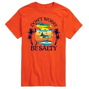 Men's - Instant Message - Don't Worry, Be Salty Short Sleeve Graphic T-Shirt - 1 of 4