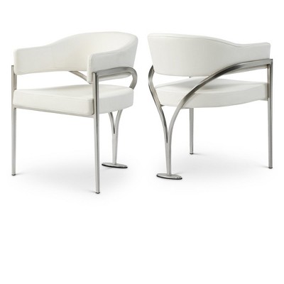Meridian Furniture,Madelyn Velvet Dining Chair, Set of 2