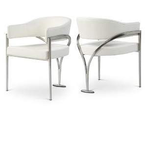 Meridian Furniture,Madelyn Velvet Dining Chair, Set of 2 - 1 of 4
