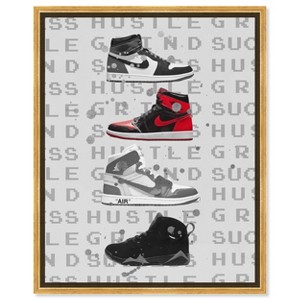 Notoriart Hype Sneakers Wall Art Framed - 1 of 4